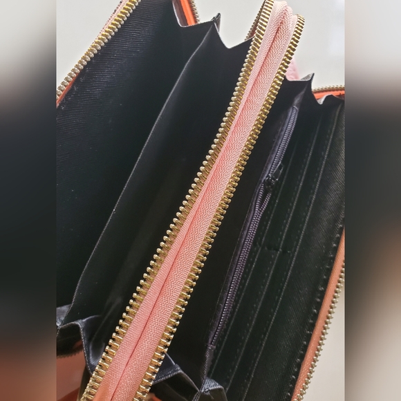 Wendy Keen Pink Backpack and Double Zip Wallet/Wristlet - Picture 3 of 6